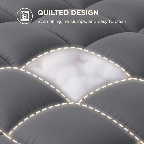 Bedsure King Mattress Topper with 900GSM Soft Pillow Top