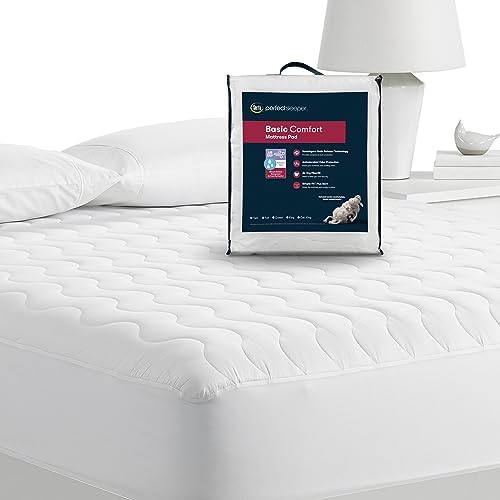 Serta Air Dry Basic Mattress Pad Twin Size Cooling Breathable