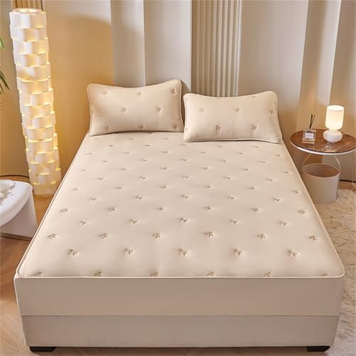 BYHIP Mattress Protector Waterproof with Deep Pocket and Breathable Cotton