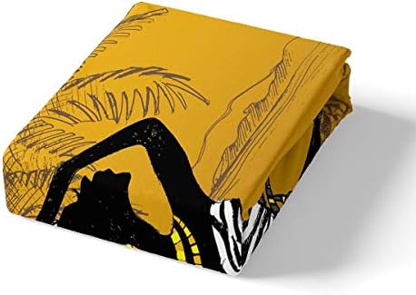 Feelyou African Woman Themed Duvet Cover Set Queen Size 3Pcs