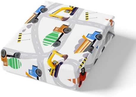 Erosebridal Boys Excavator Bedding Set with 2 Pillowcases