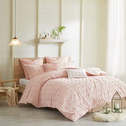 Urban Habitat Pink Duvet Set 100 Cotton Shabby Chic