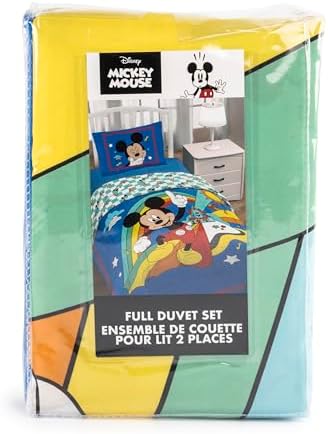 Jay Franco Duvet Cover Set Mickey Mouse Full Blue