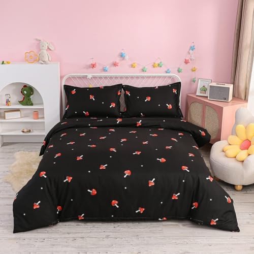 Erosebridal Cute Mushroom Duvet Cover Set 1