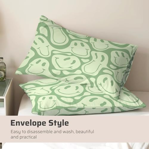 Watbro Retro Hippie Duvet Cover Set 3PCS Queen