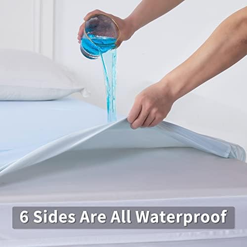 JETS HOME Twin Zippered Mattress Encasement - Waterproof 6-Sided Protector