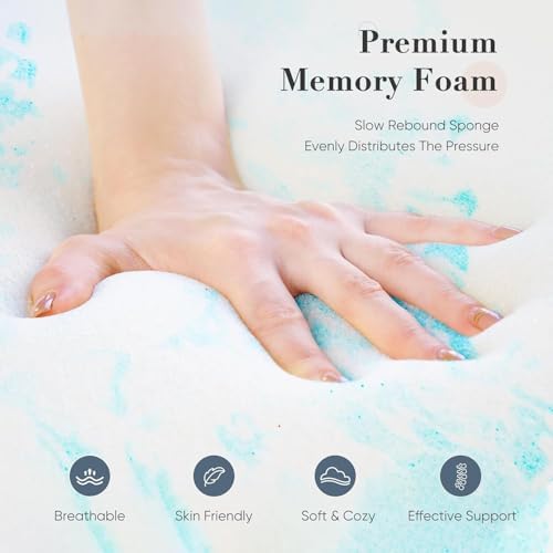 Simple Deluxe Gel Memory Foam Mattress Topper Queen 1