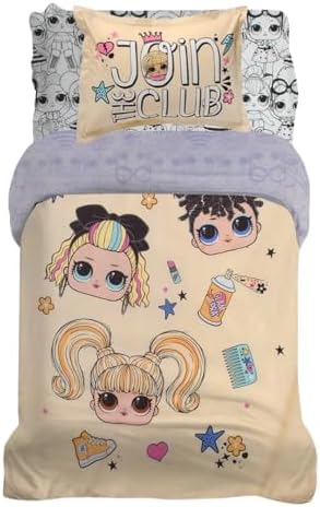 Franco LOL Surprise Kids Duvet Cover Set with Sham