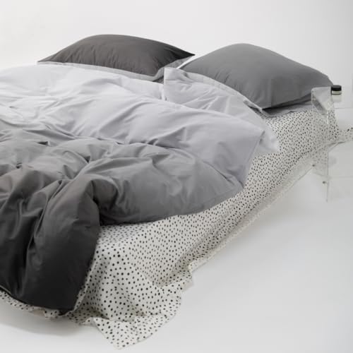 Gray Kids Duvet Cover Set Queen 100 Cotton