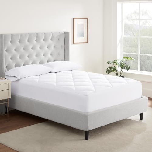 Serta Luxury Soft Mattress Pad Twin Size White