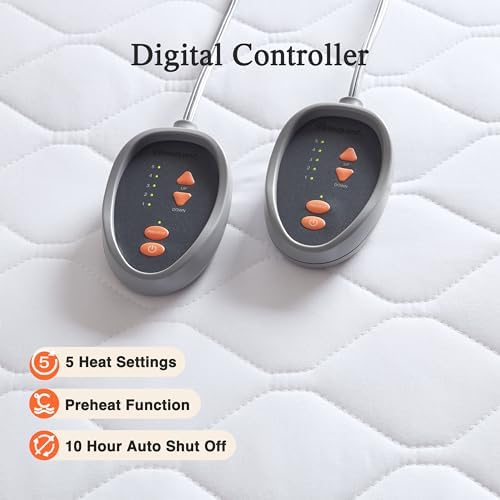 Beautyrest Heated Mattress Pad with 5 Heat Settings 1