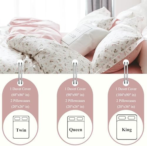VClife Girl Floral Duvet Cover Set 1