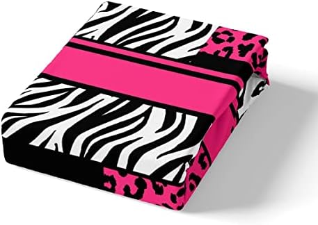 Feelyou Leopard Zebra Duvet Cover Set for Kids Full Size