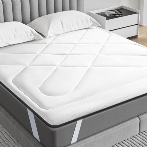 Maxzzz Full Mattress Pad with Cooling Memory Foam 1