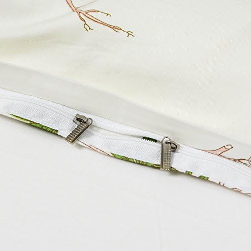 FADFAY 3pcs Duvet Cover Set 100 Cotton Twin XL Floral Pattern