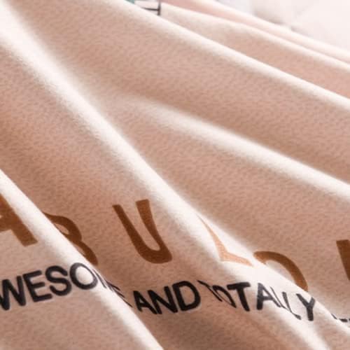 FCLDESHOP Mattress Protector Fitted Sheet 180x220cm Beige