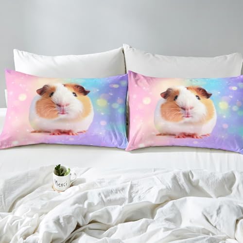 Feelyou 3D Galaxy Duvet Cover Set Twin Size 2Pcs 1