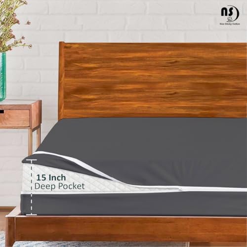 Queen Size Zippered Mattress Encasement with Six-Sided Protection