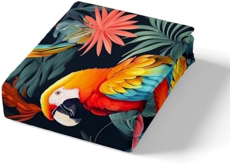 Manfei Tropical Birds Duvet Cover Set