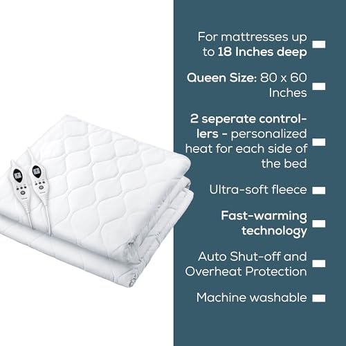 Beurer UWB70 Heated Mattress Pad Queen