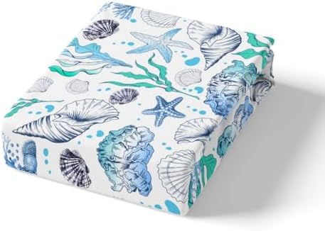 Feelyou Starfish Ocean Duvet Cover Set for Kids