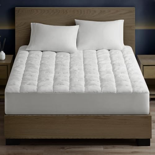 Intelligent Design Queen Mattress Pad - 3D Puff Down Alternative Fill