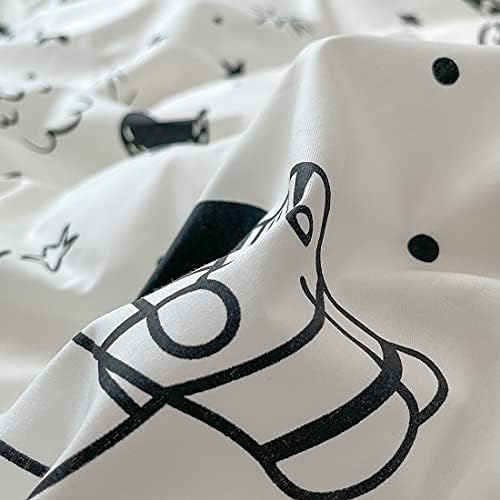 LIWHENHAO Cartoon Rocket Duvet Cover Set