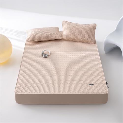 BYHIP Breathable Soft Mattress Cover with Deep Pocket for Queen Mattress