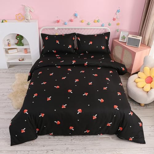 Erosebridal Cute Mushroom Duvet Cover Set 1
