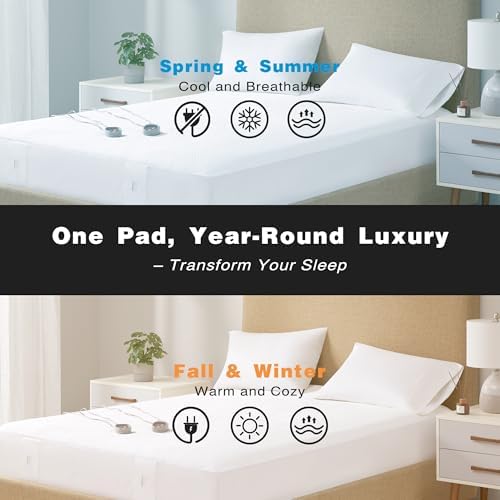 Beautyrest Heated Mattress Pad - 5 Heat Levels Auto Shut Off Cool to Touch