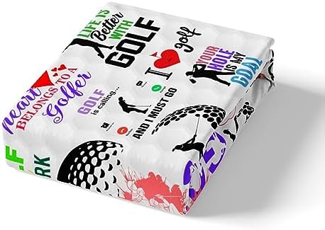 Homewish Golf Duvet Cover Set Queen Size