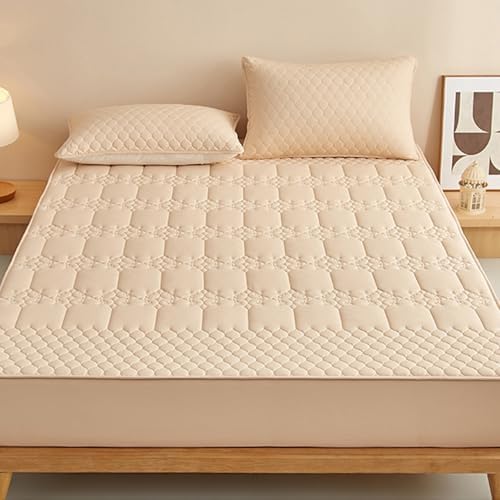 LDLCYCN Mattress Protector Pad Queen King 15M18M