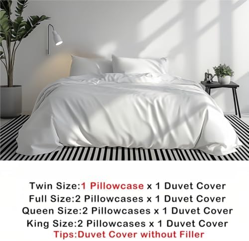 Purple Unicorn Duvet Cover Set Twin with Pillowcase