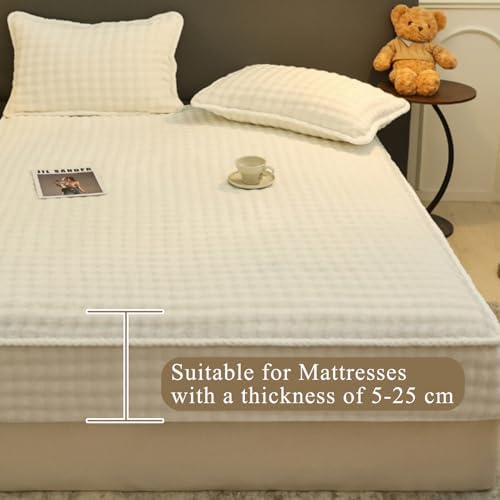 Luxury Velvet Mattress Protector Queen Size