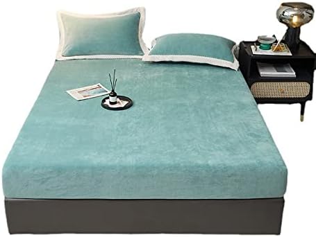 FCLDESHOP Flannel Deep Pocket Sheet 150x200cm