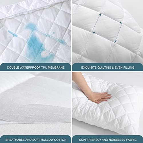 UNILIBRA Waterproof Pillow Protector Quilted 21x27