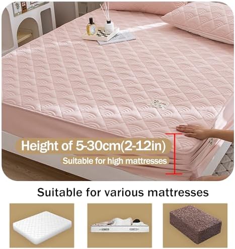 LDLCYCN Queen Size Mattress Protector with Soybean Fiber 1