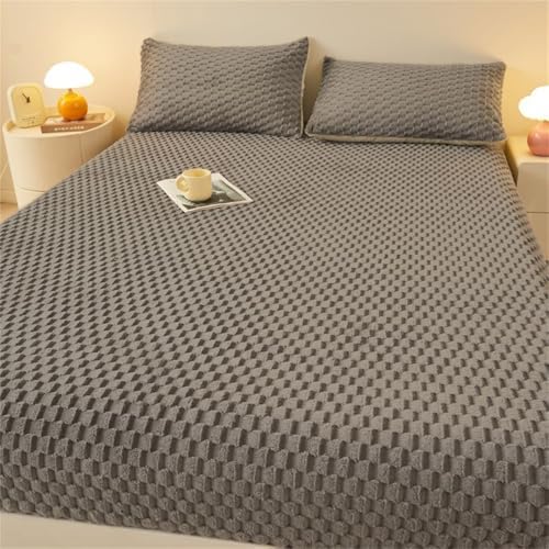 Velvet Mattress Protector with 11 Deep Pocket for Kids Bedroom