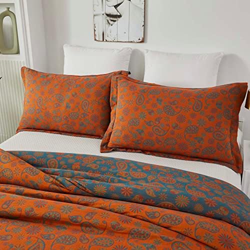 Softta Boho 3Pcs Duvet Cover Set Queen Size
