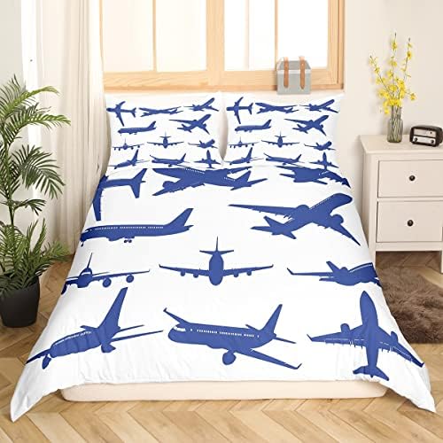 Feelyou Queen Size Duvet Cover Set with Pillow Cases