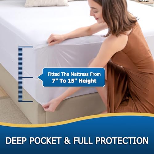 JamRest Zippered Mattress Encasement Queen Size