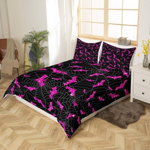 Castle Fairy Halloween Duvet Cover Set Queen Size