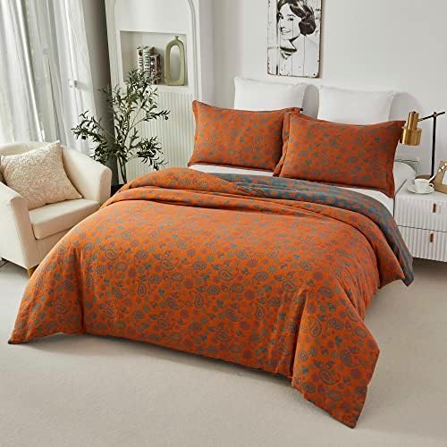 Softta Boho 3Pcs Duvet Cover Set Queen Size