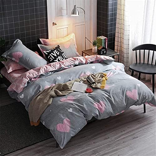 Koudi Kids Duvet Cover Set Full Size Reversible Microfiber