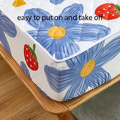FCLDESHOP Waterproof Mattress Pad 180x200cm 1