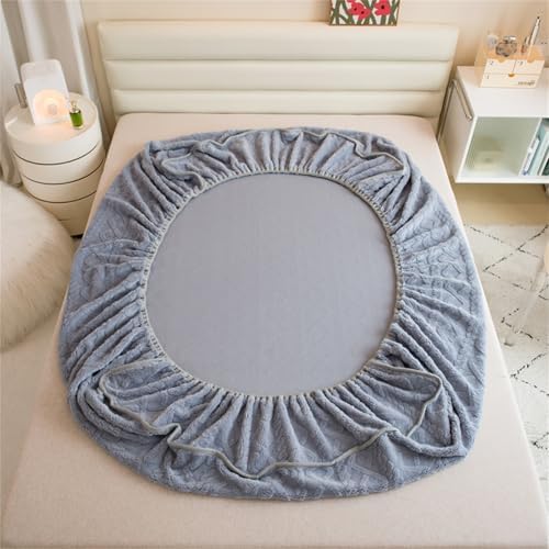 BYHIP Velvet Mattress Protector Twin Set