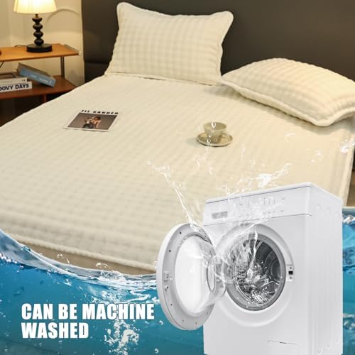 Luxury Velvet Mattress Protector Queen Size