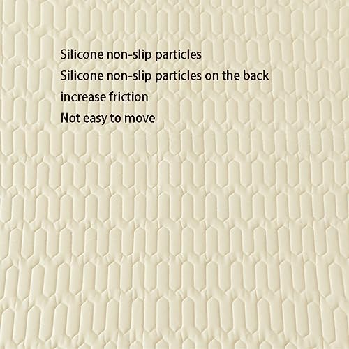 FCLDESHOP Breathable Mattress Pad Cover Dark Green 150 x 200cm