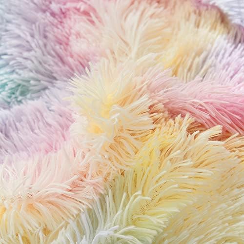 SUCSES Pink Fluffy Duvet Cover Set for Girls 1