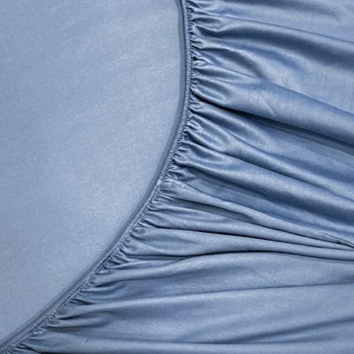 FCLDESHOP Cotton Mattress Protector Light Grey 150x200cm